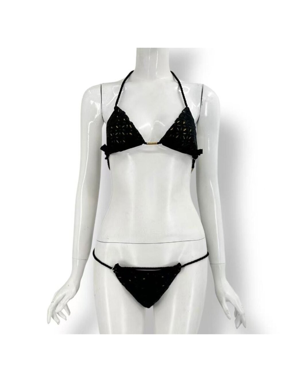 Louis Vuitton Swimsuit Separate Black Swimwear